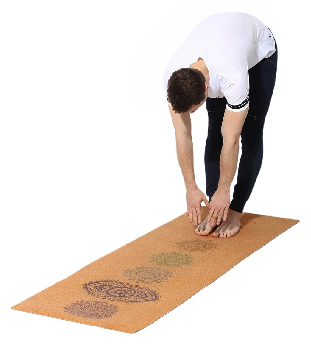 Chakra Pro Cork Yoga Mat 72" 3mm - Image 2
