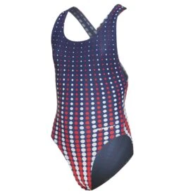 Molecule USA Wide Strap Cross Back One Piece Swimsuit Youth (22-28)