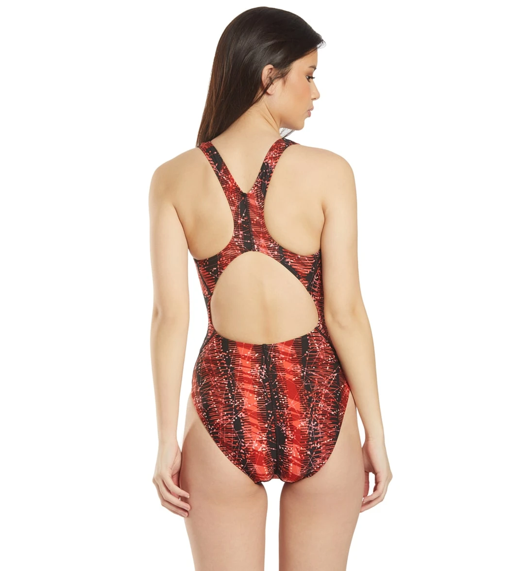 Women's Edge Wave Back One Piece Swimsuit - Image 3