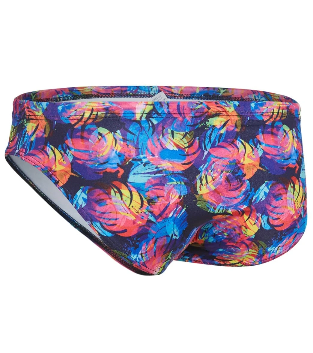 TURBO Men's Multi Color Palm Water Polo Brief - Image 2
