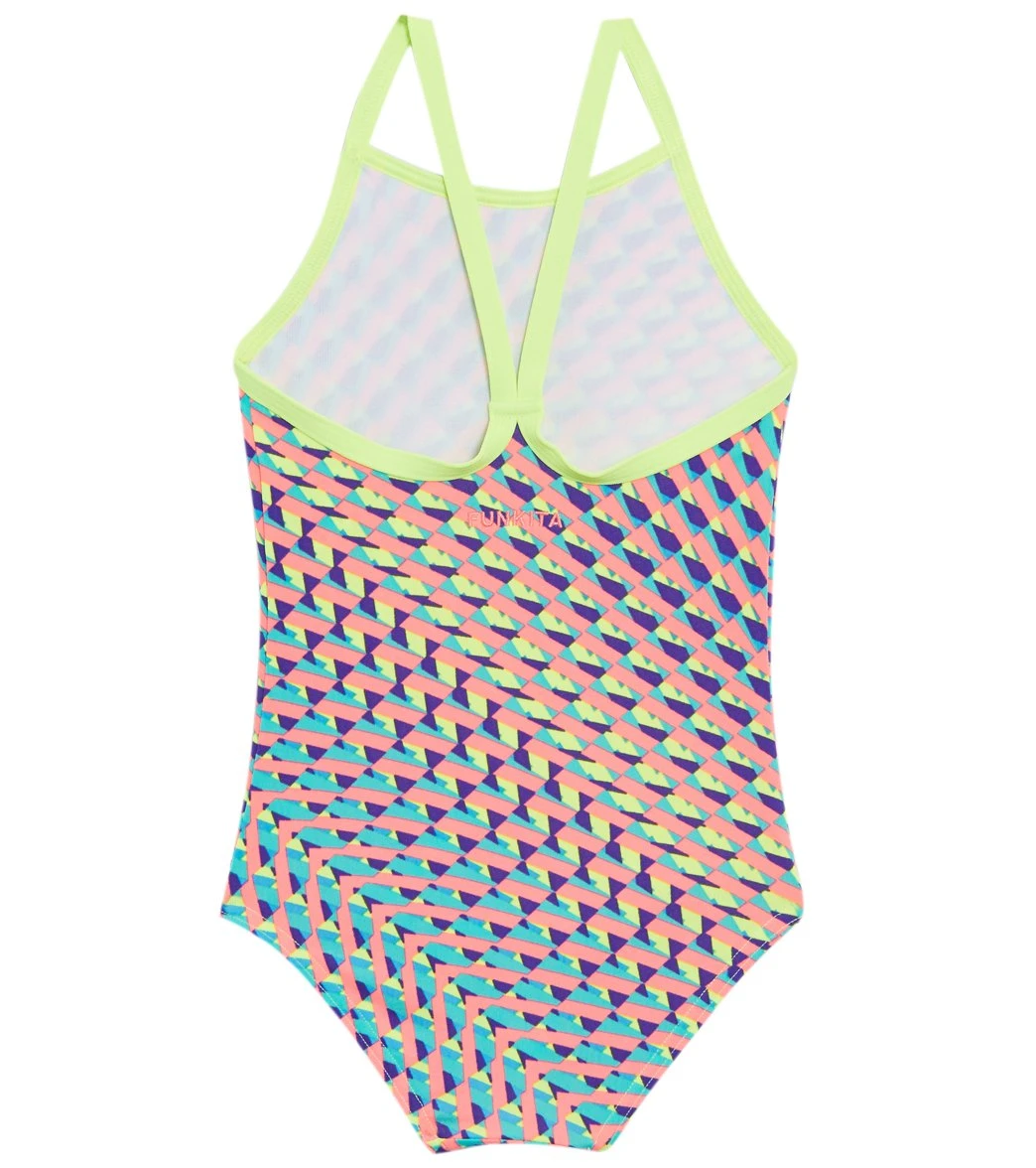 FUNKITA Toddler Girls Glitter Girl One Piece Swimsuit - Image 2