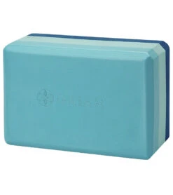Gaiam Tri-Color Foam Yoga Block