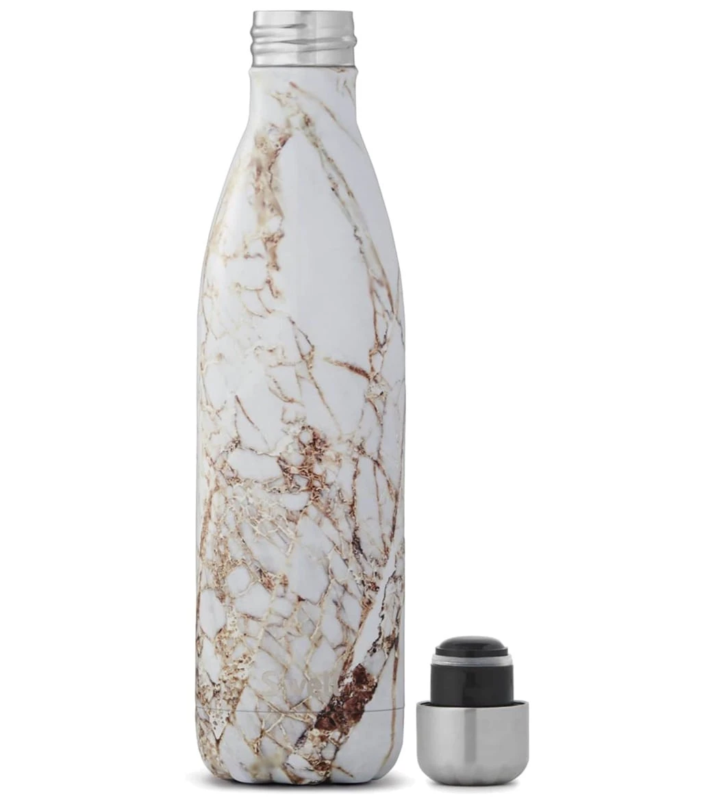 Calacatta Gold 25oz Stainless Steel Water Bottle - Image 2