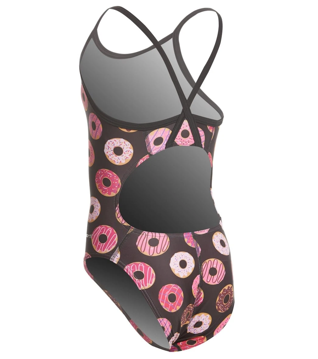 Spiffiez Donut Thin Strap One Piece Swimsuit Youth (22-28) - Image 2