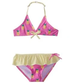 Girls' Cross Over Bikini Set (Little Kid, Big Kid)