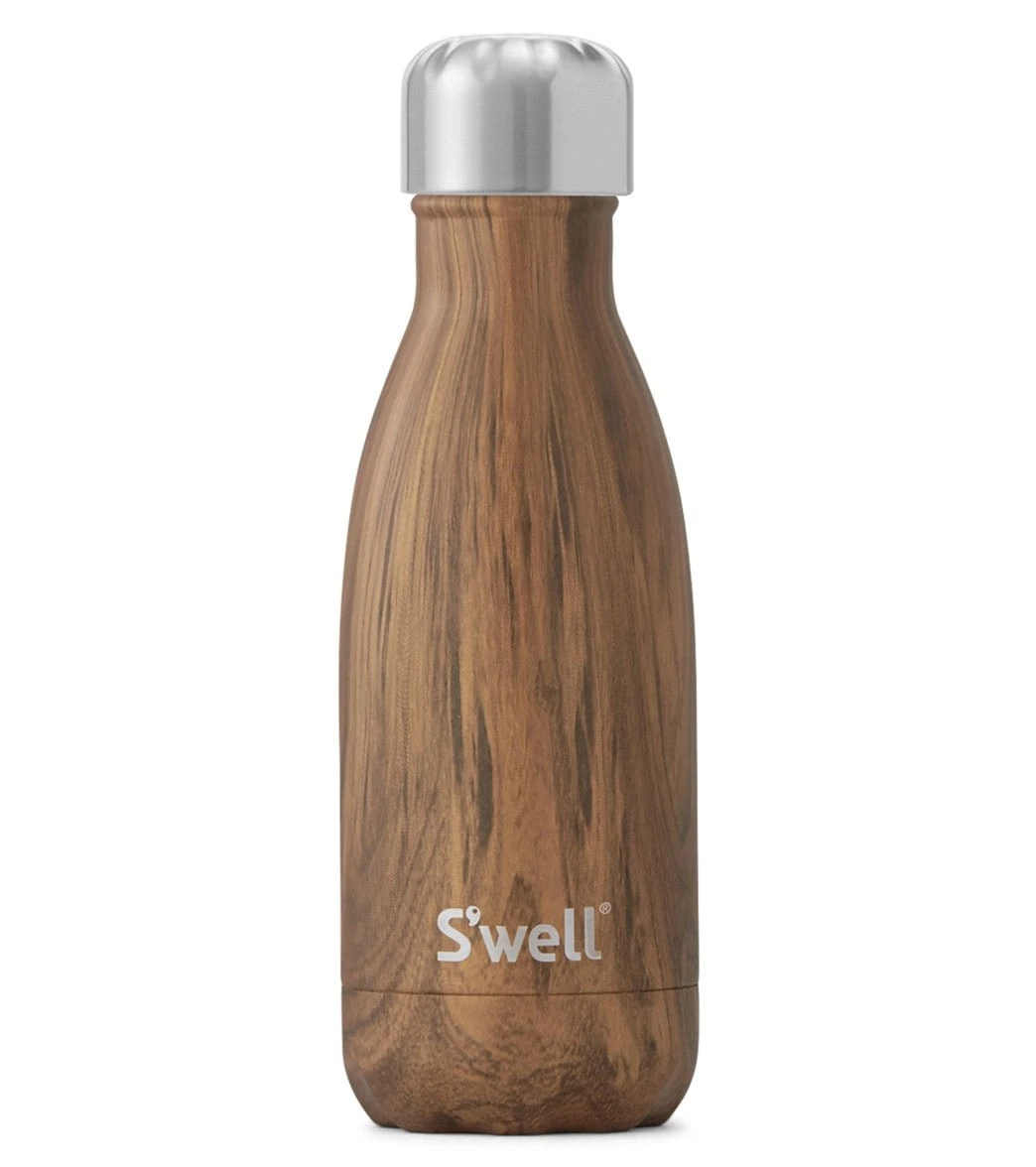 Teakwood 9oz Stainless Steel Water Bottle