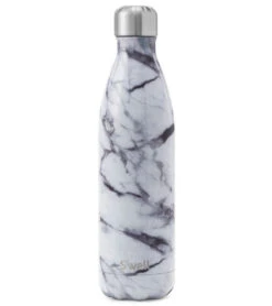 White Marble 25oz Stainless Steel Water Bottle