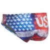 TURBO Men's USA Painting Water Polo Brief