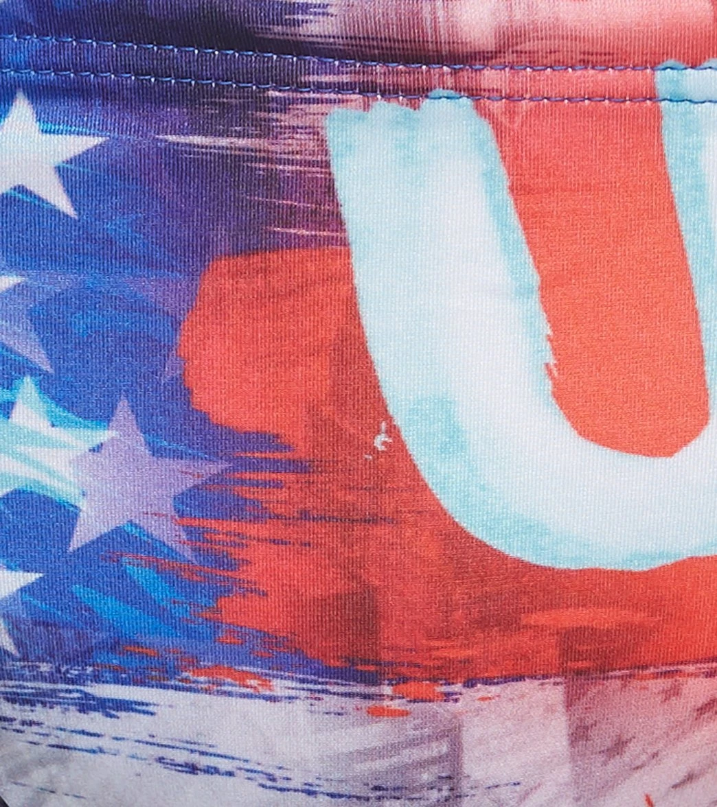 TURBO Men's USA Painting Water Polo Brief - Image 3
