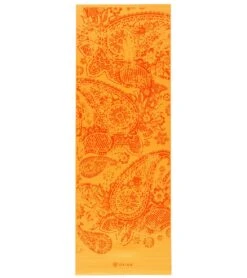 Gaiam Reversible Elephant Printed Yoga Mat 68" 6mm Extra Thick