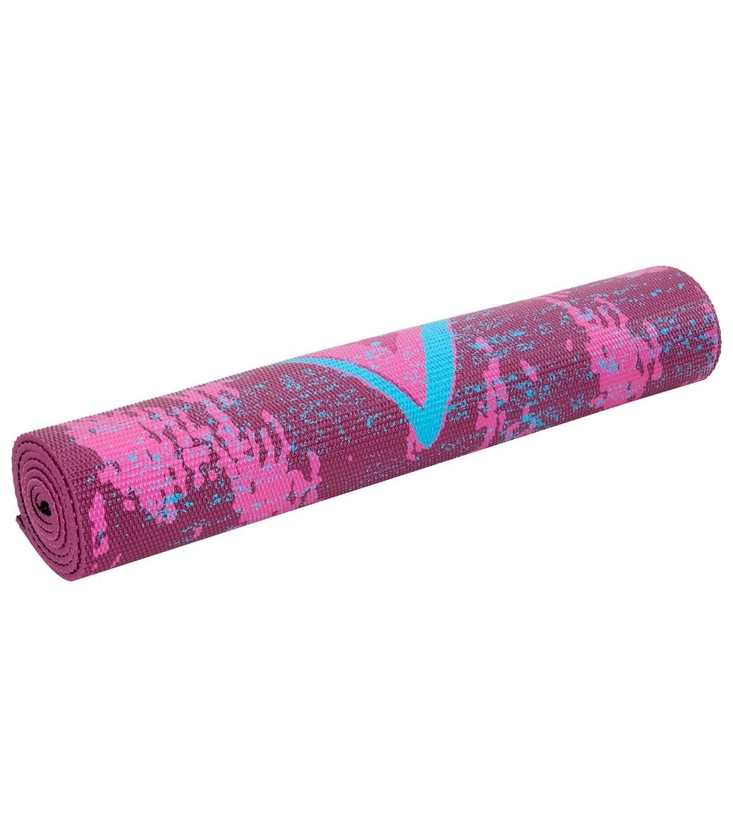 Gaiam Reversible Be Free Printed Yoga Mat 68" 6mm Extra Thick - Image 5
