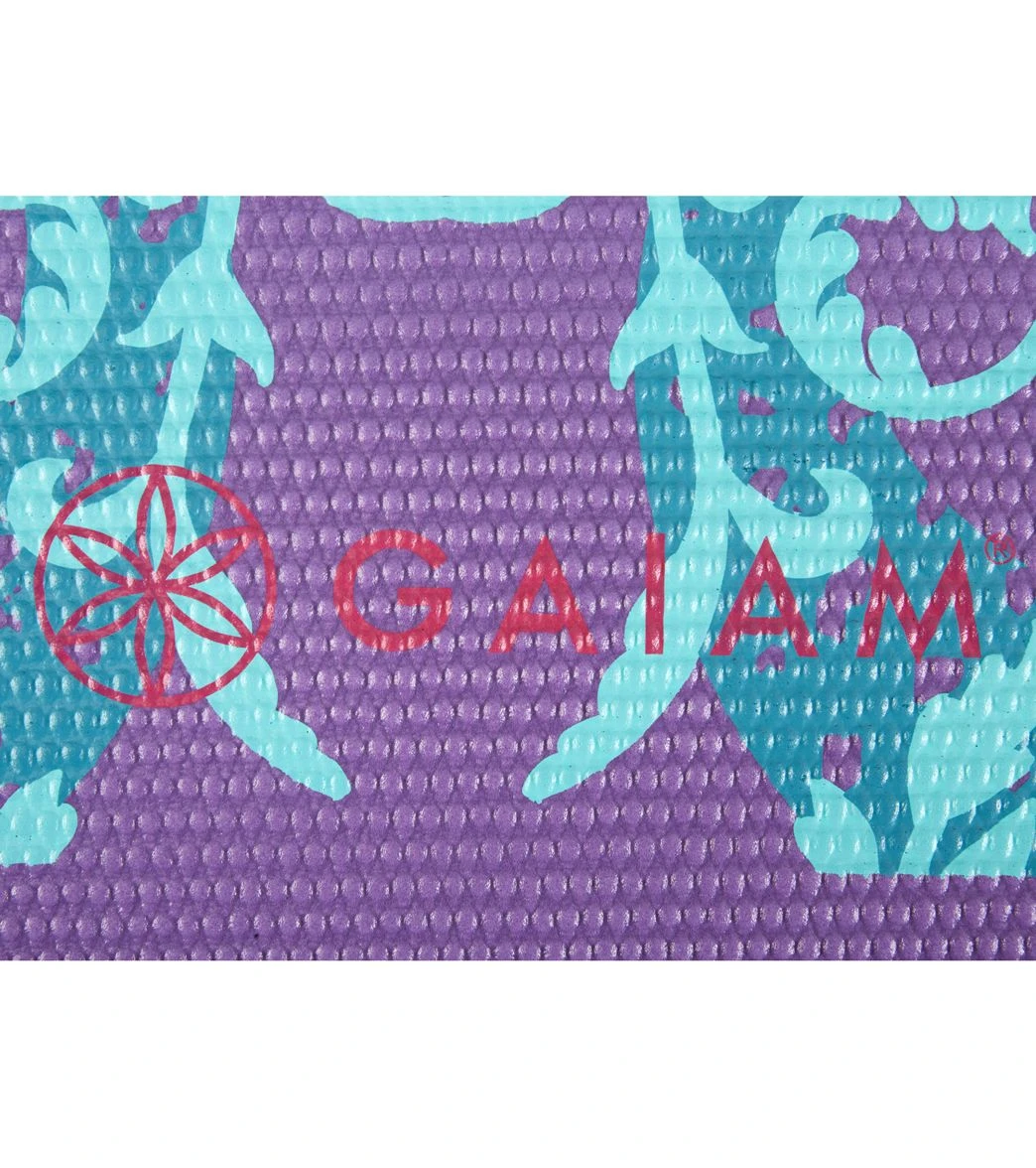 Gaiam Moroccan Garden Printed Yoga Mat 68" 4mm - Image 5