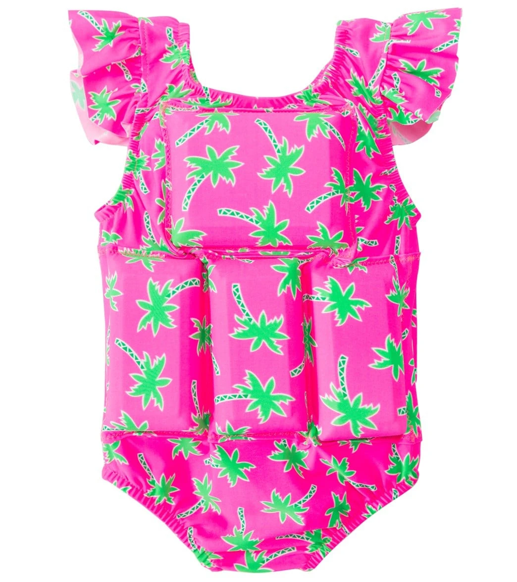 Girls' Palm Tree Floatation Swimsuit - Image 2