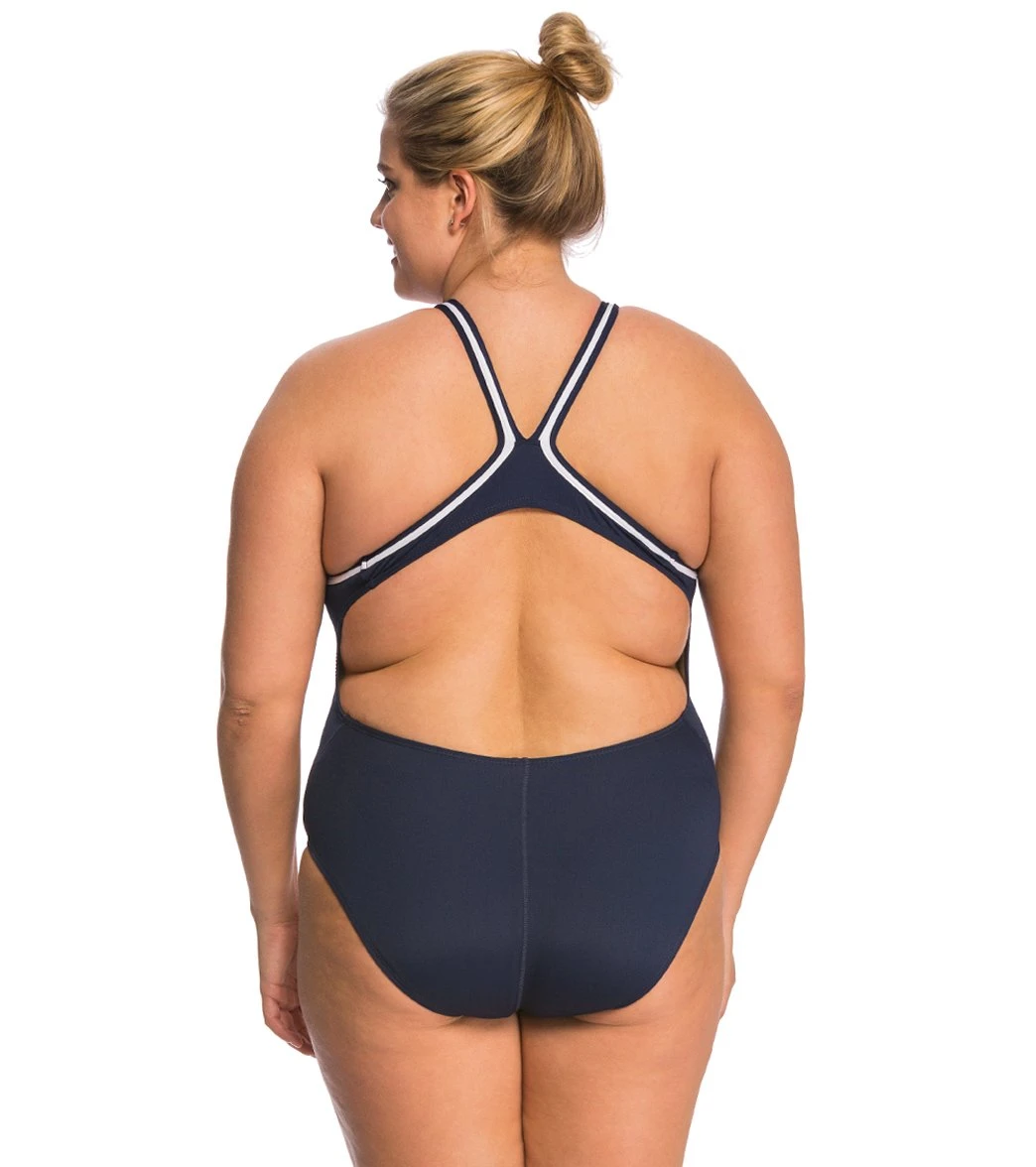 Lifeguard Plus Size DBX Back One Piece Swimsuit - Image 3