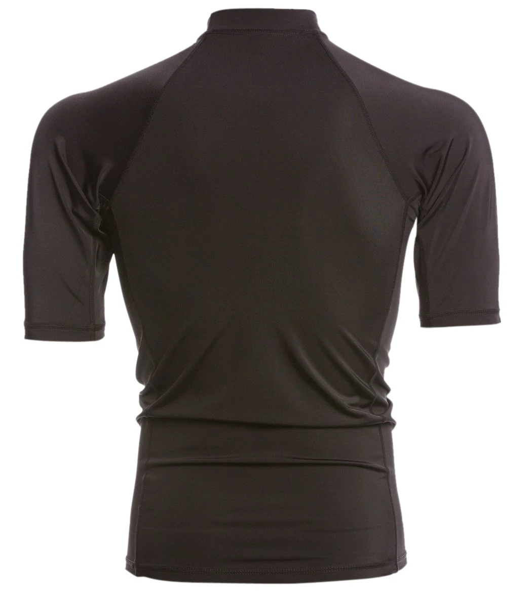 Men's Solid S/S UPF 50+ Sport Fit Rash Guard - Image 3