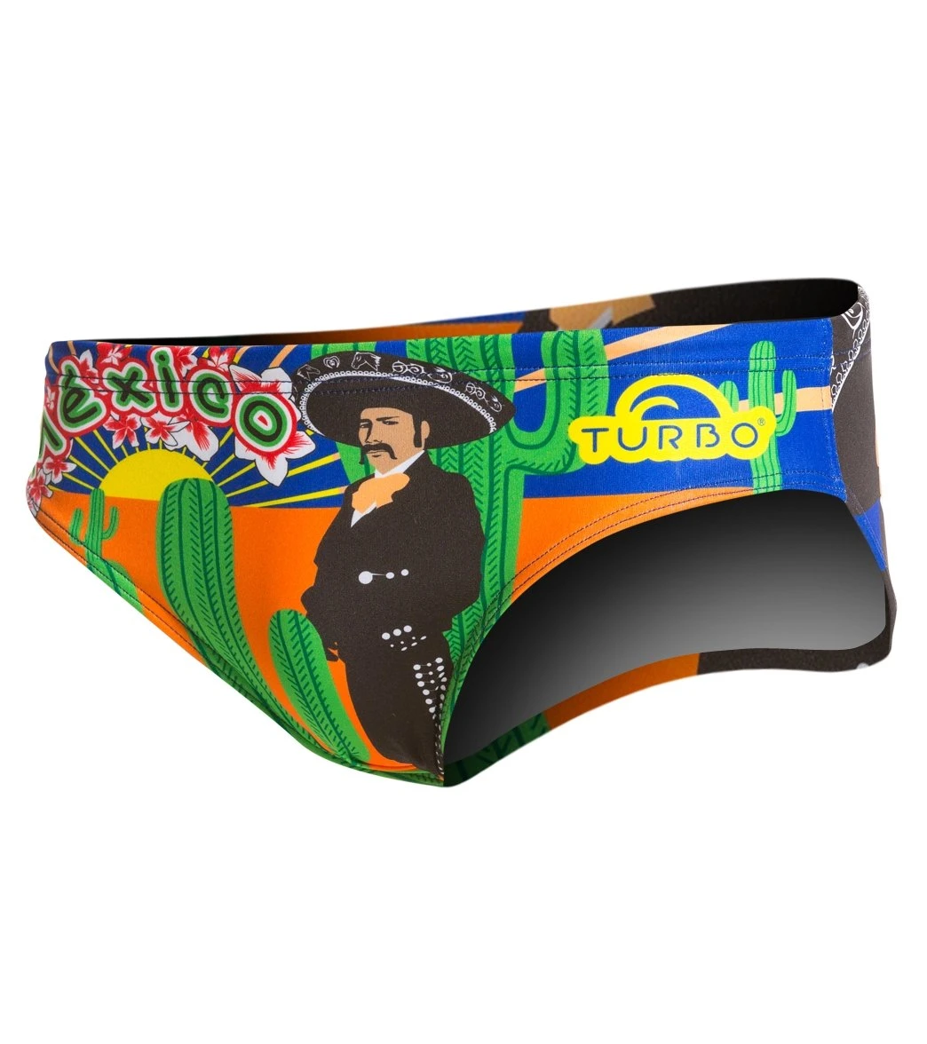 TURBO Men's Mariachi Water Polo Brief - Image 2
