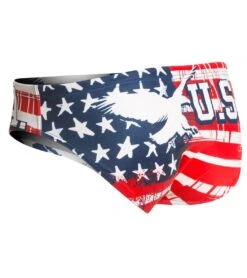 TURBO Men's USA Eagle Water Polo Brief