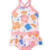Seafolly Girls' Vintage Pop Skirted Tank One Piece Swimsuit (2yrs-6yrs)