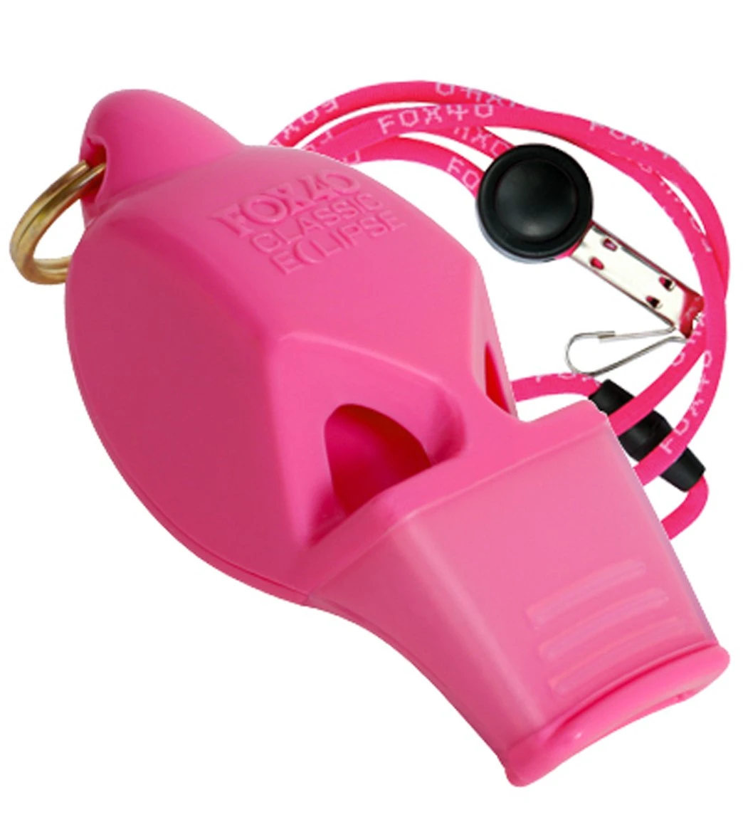 Fox 40 Classic Eclipse Lifeguard Whistle With Lanyard