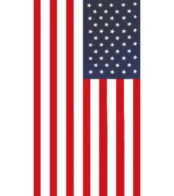 Dohler American Flag Beach Towel 30" X 60"