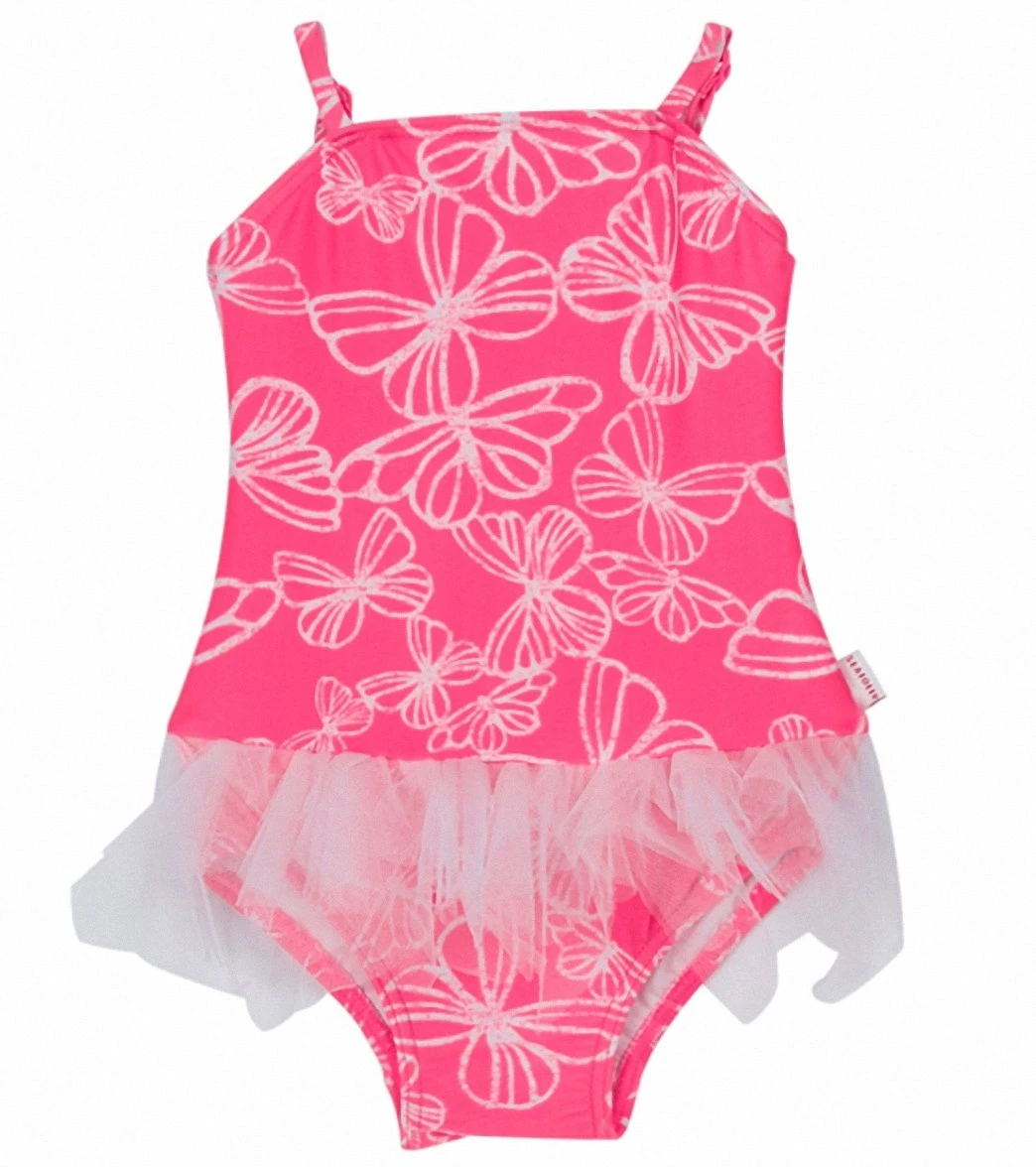 Seafolly Girls' Neon Pop Ballerina Tutu One Piece (6-24mos)
