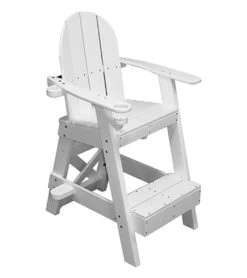 Recycled Plastic Lifeguard Chair W/Step