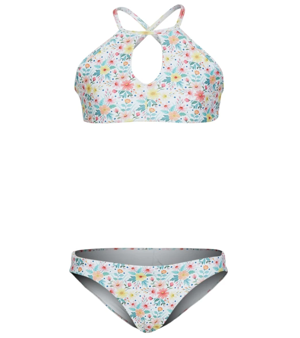 Splendid Girls' Spellbound High Neck Bikini Set (Big Kid)