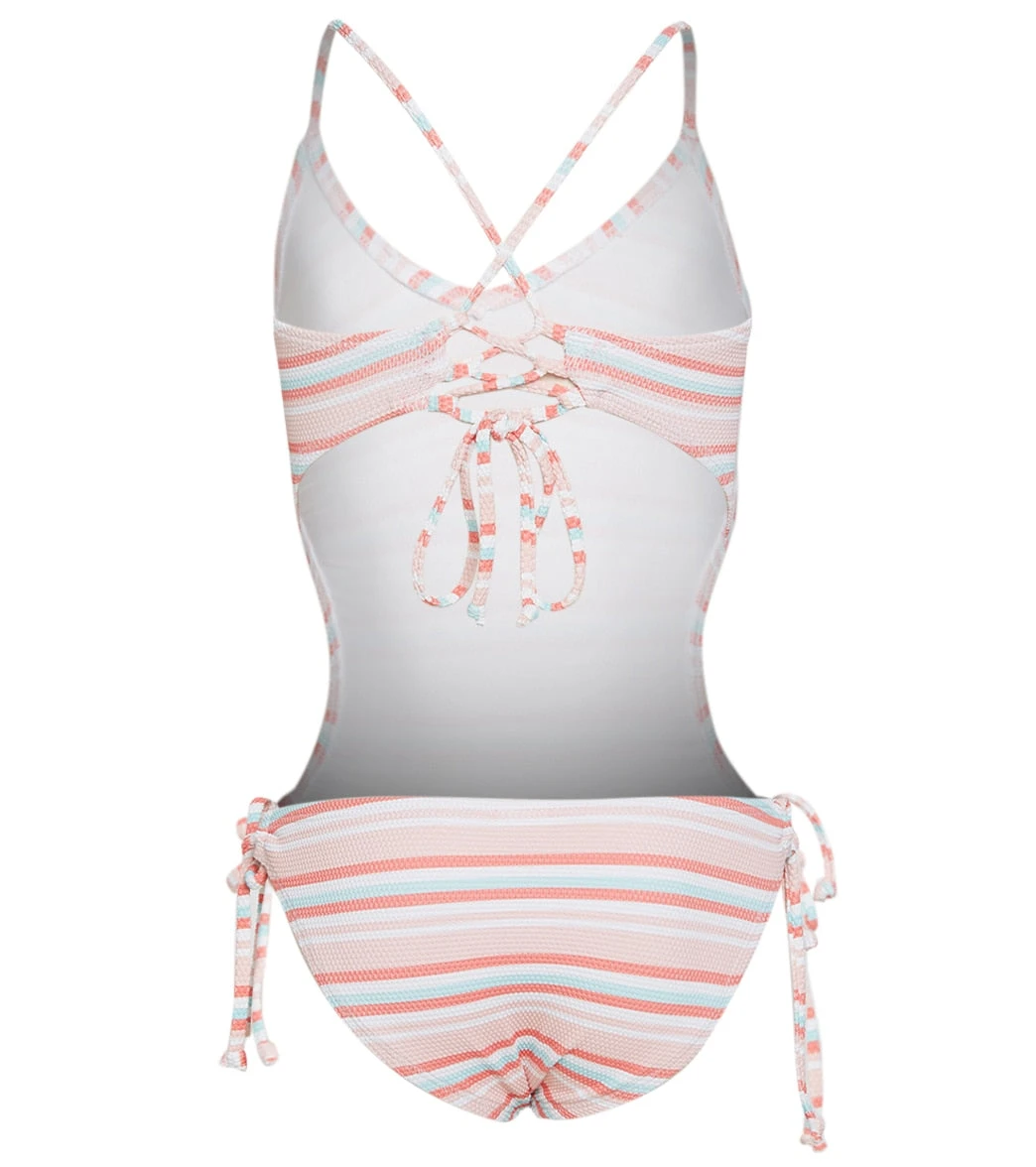 Splendid Girls' Cozy Stripe One Piece Swimsuit (Big Kid) - Image 2