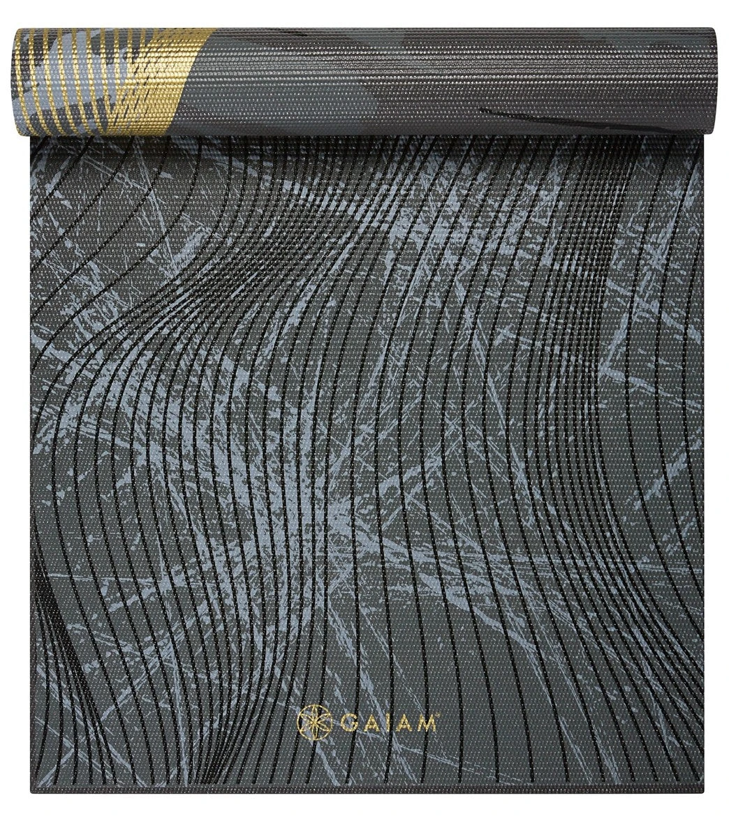Gaiam Metallic Yoga Mat 6mm - Image 5