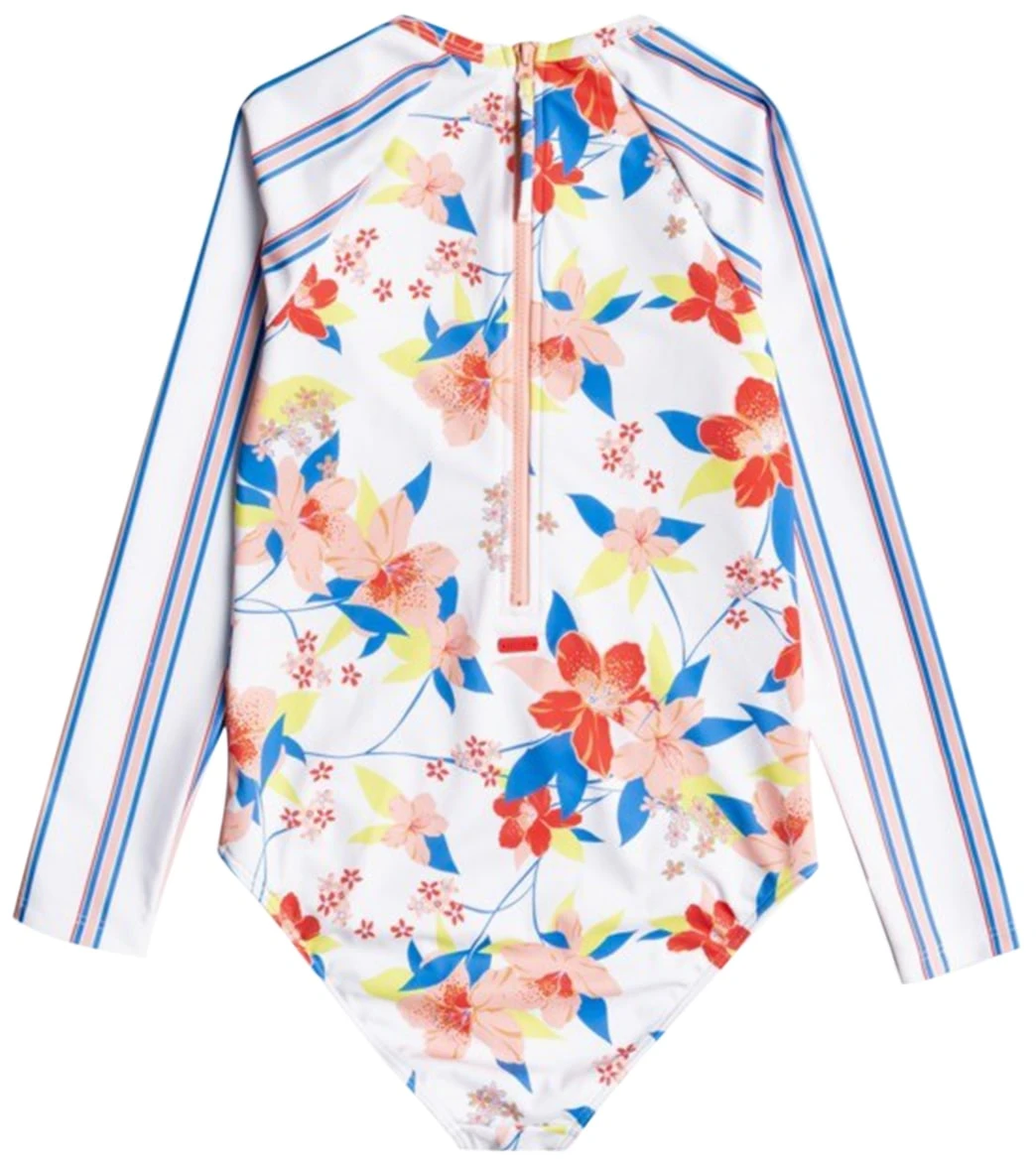 Roxy Girls' Friendly Flower Longsleeve One Piece Swimsuit - Image 2