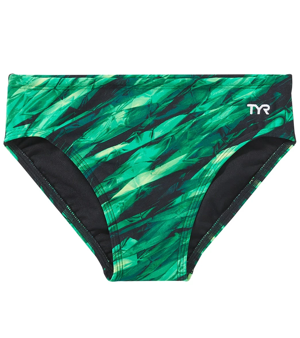 TYR Boys' Vitric Racer Brief Swimsuit
