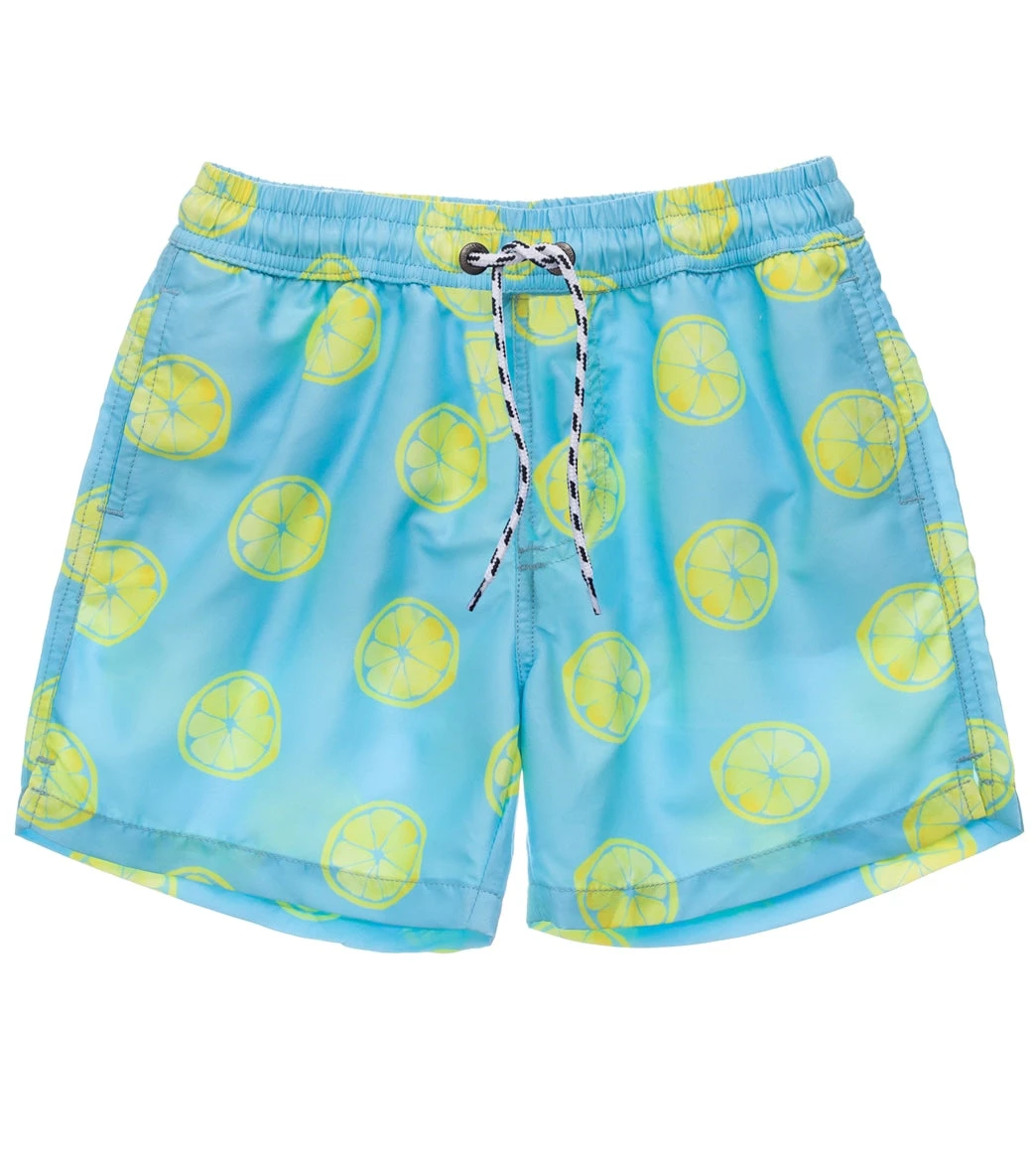 Boys' Lemon Slice Volley Swim Trunk (Toddler, Little Kid, Big Kid)