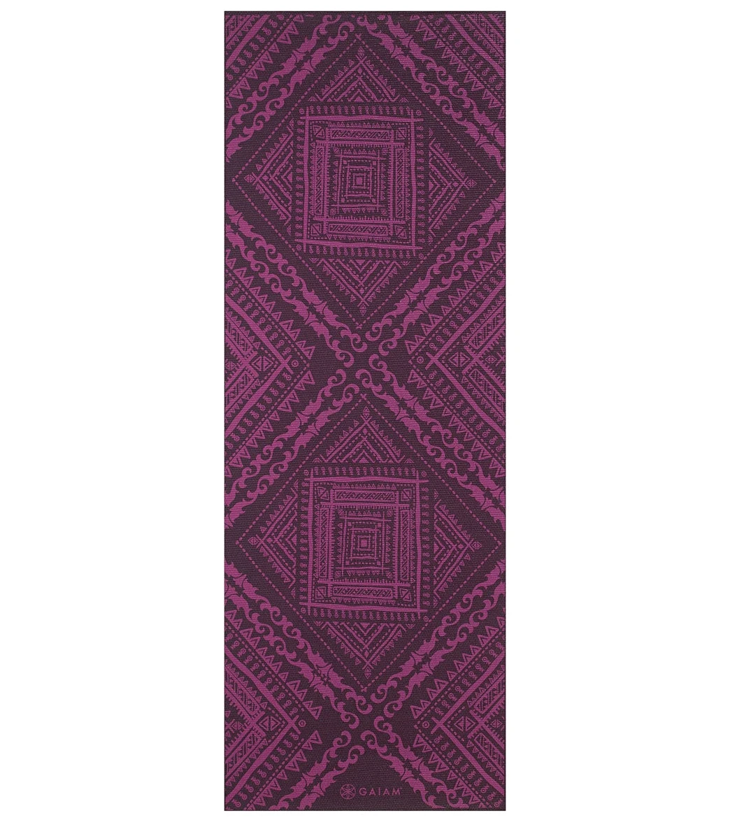 Gaiam 6mm Yoga Mat Reversible - Image 4
