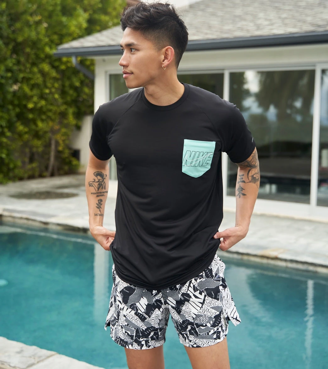 Nike Men's Collage Icon 16" Swim Trunks - Image 5