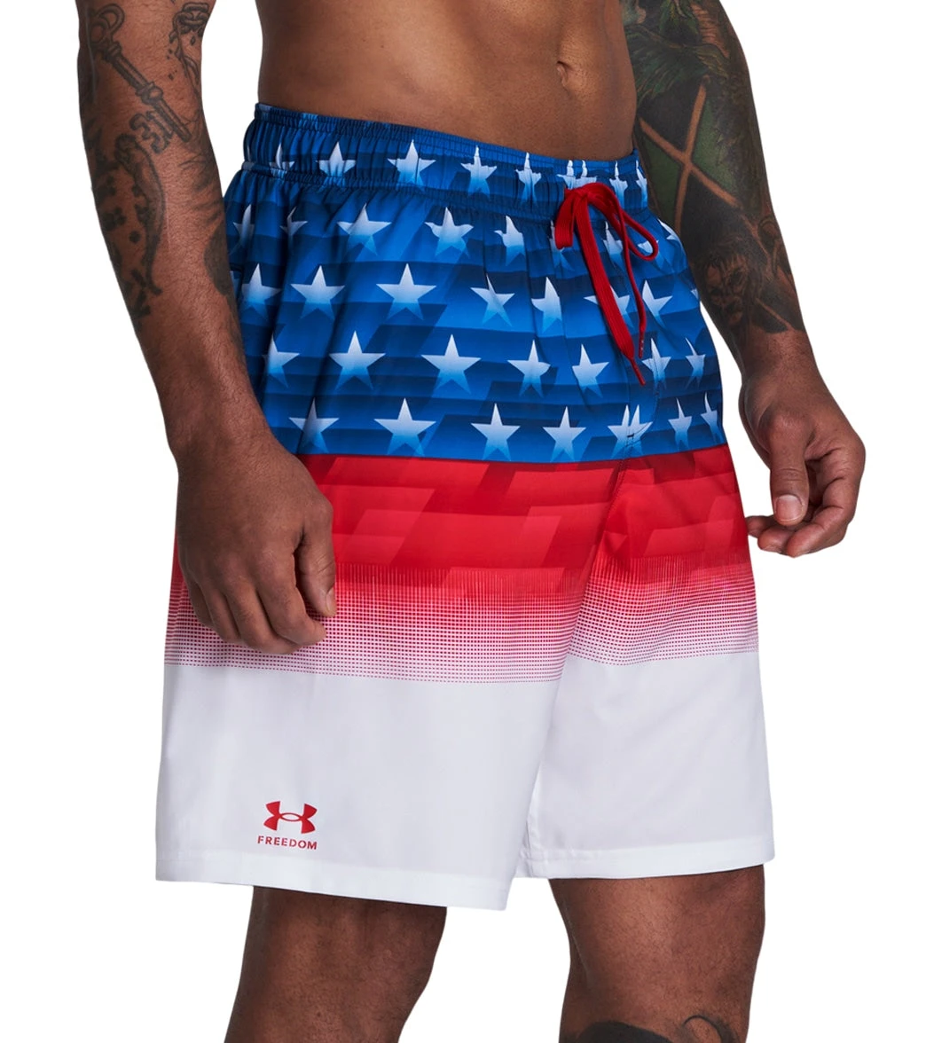 Under Armour Men's 20" Americana Swim Trunks - Image 2