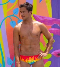 Sporti X Tyler Wallach Limited Edition Studio Drip Brief Swimsuit