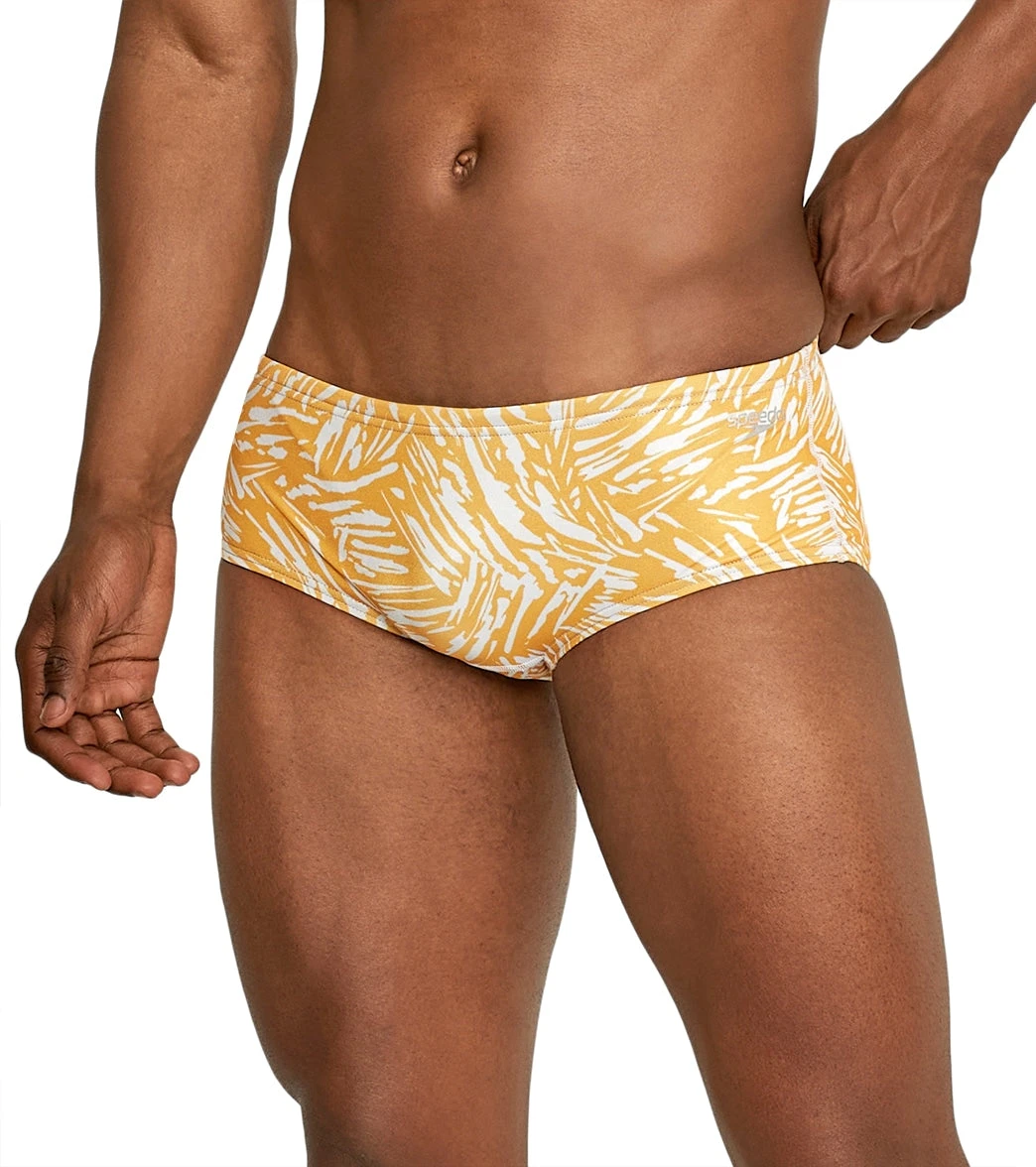 Speedo Vibe Men's Printed Euro Brief Swimsuit