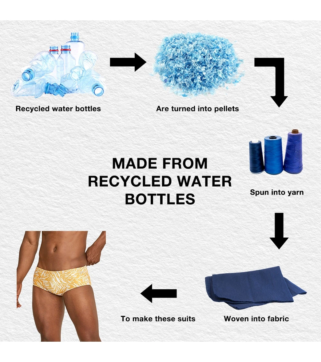 Speedo Vibe Men's Printed Euro Brief Swimsuit - Image 5