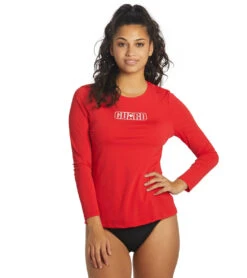 Lifeguard Women's Crew Neck Long Sleeve Rash Lifeguard