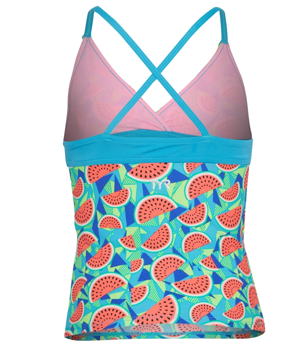 TYR Girls' Tutti Frutti Claire Tankini Top (Little Kid, Big Kid) - Image 2