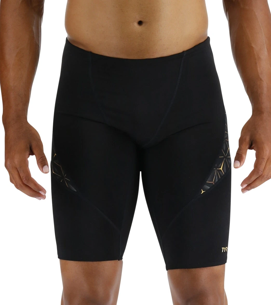 TYR Men's Obsidian Curve Splice Jammer Swimsuit