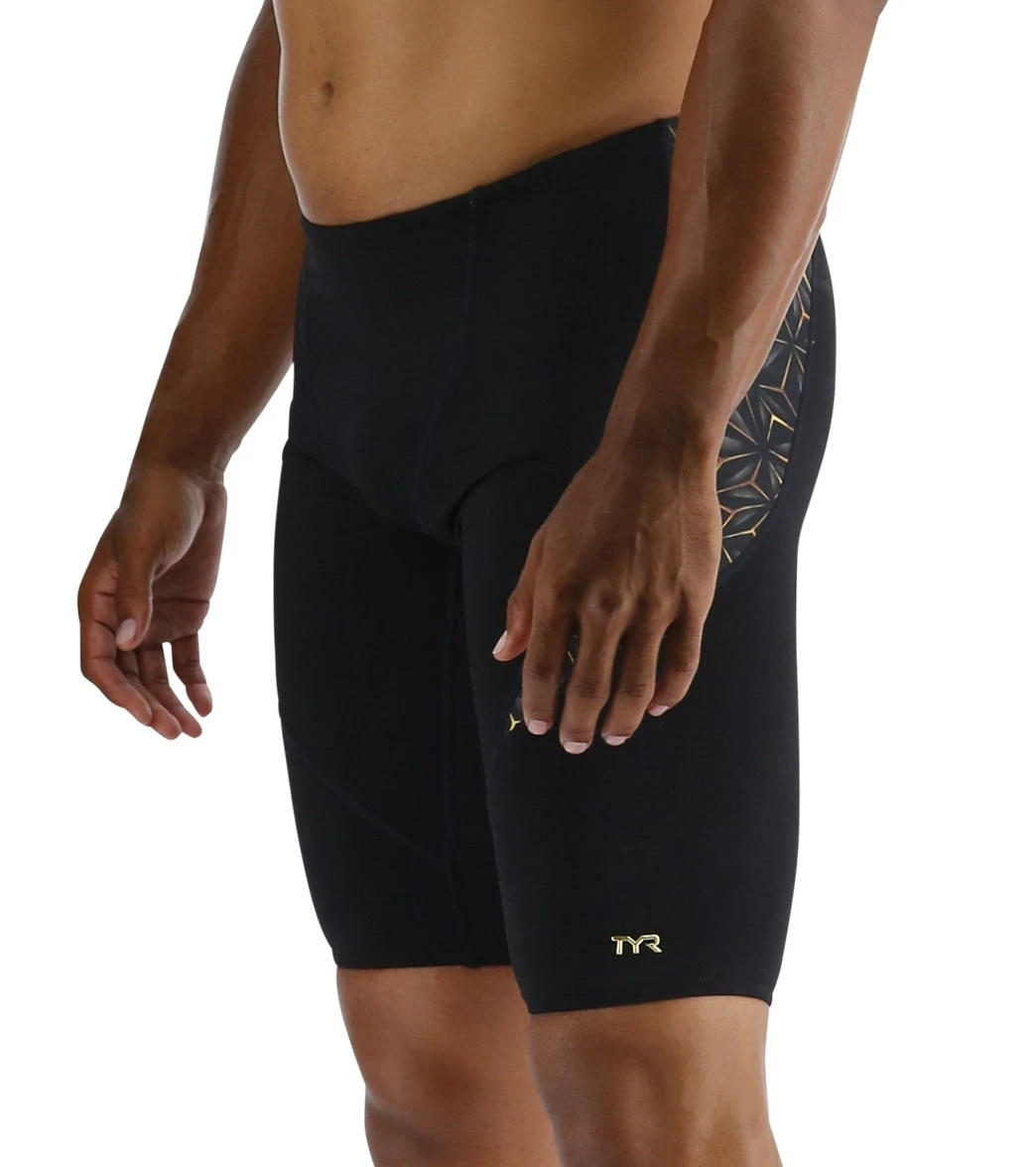 TYR Men's Obsidian Curve Splice Jammer Swimsuit - Image 4