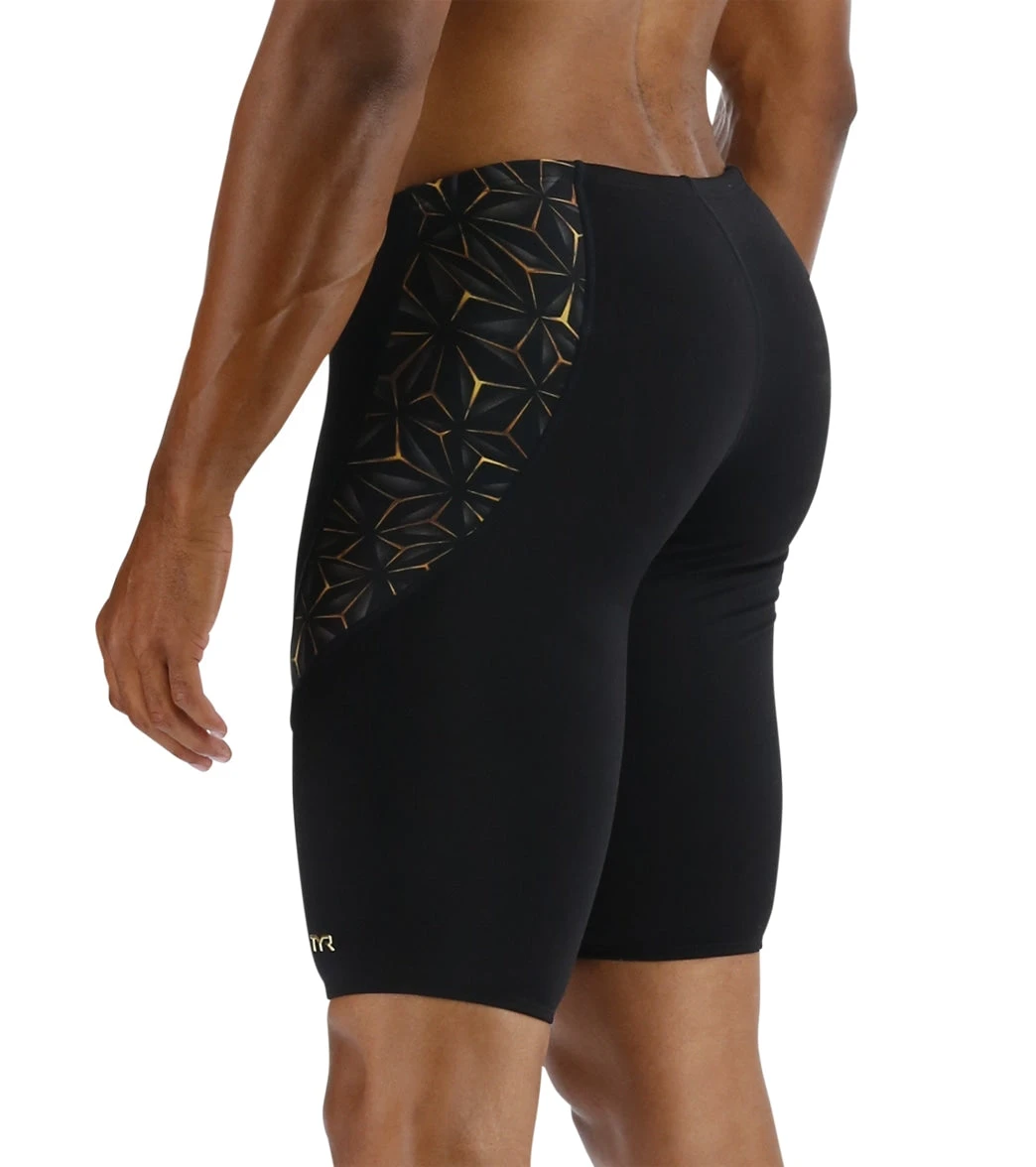 TYR Men's Obsidian Curve Splice Jammer Swimsuit - Image 5