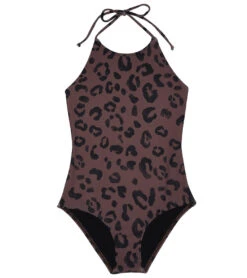 Splendid Girls' Kitty High Neck One Piece Swimsuit (Big Kid)