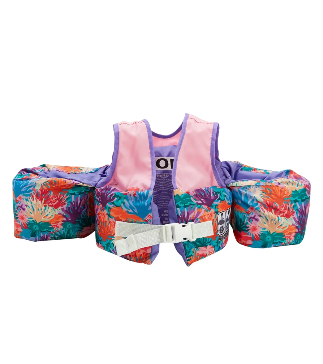 Body Glove Kid's Mermaid Linden Paddle Pals USCG Swim Vest - Image 2