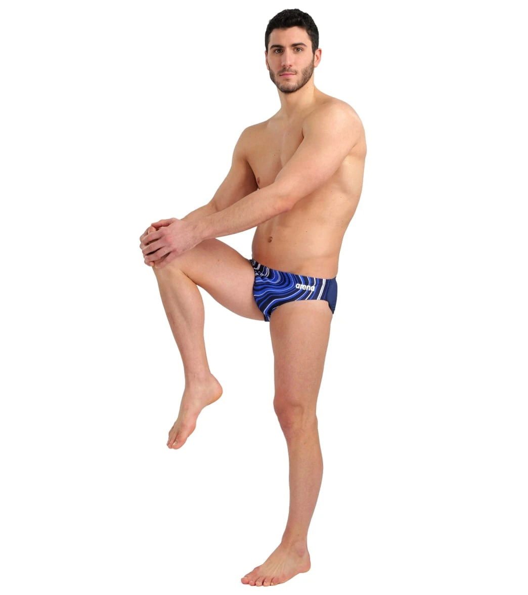 Arena Men's Marbled Brief Swimsuit - Image 3