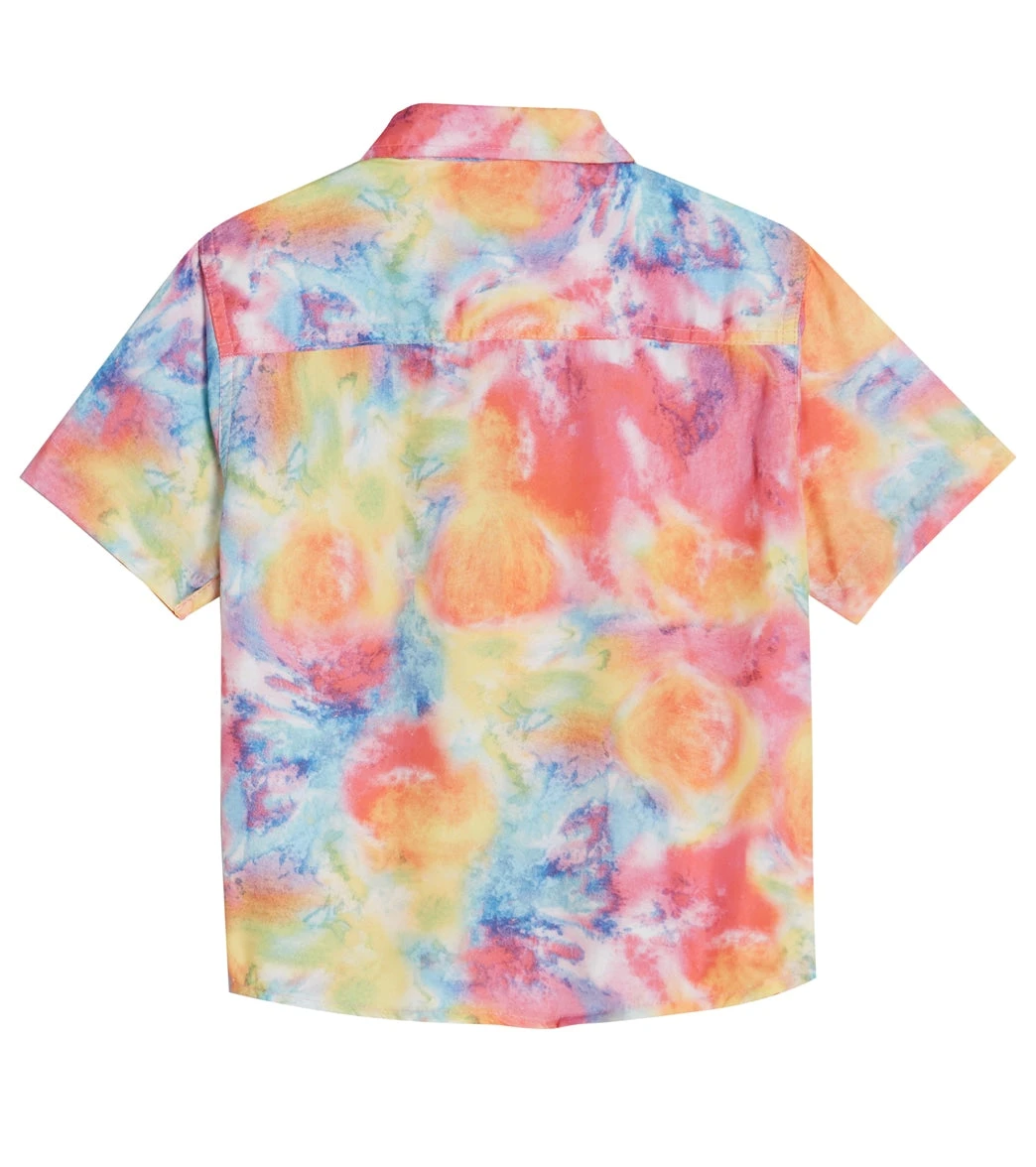 Boys' Bright Tie Dye Camp Shirt & Swim Trunks Set (Big Kid) - Image 4