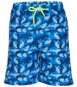Boys' Camo Shark Swim Trunks (Little Kid, Big Kid)