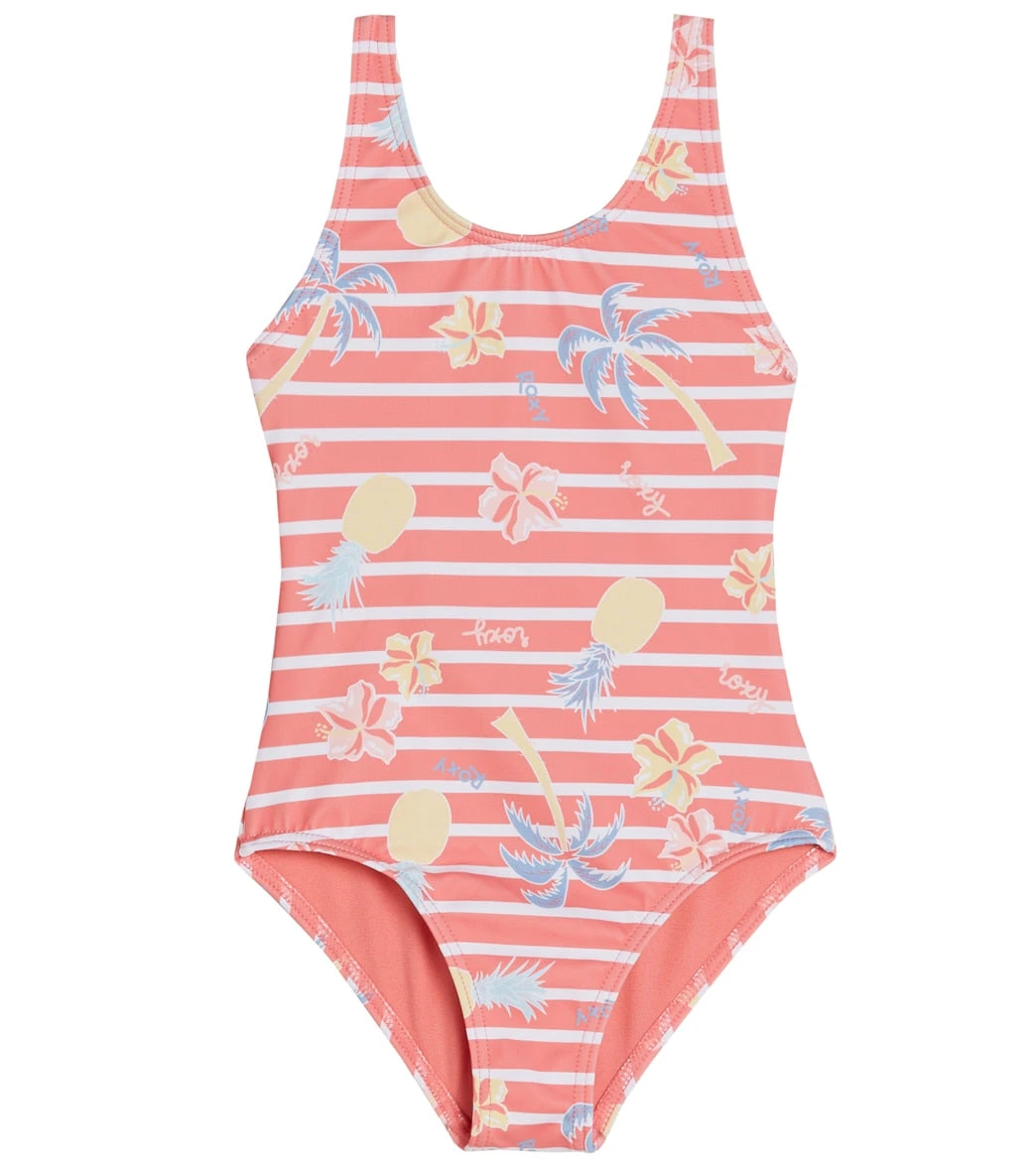 Roxy Girls' Little Pineapple One Piece Swimsuit (Toddler, Little Kid)