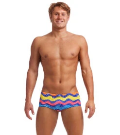 Funky Trunks Men's Rocky Wave Sidewinder Square Leg Swimsuit